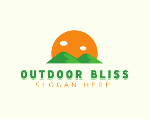 Outdoor Mountain Trek  logo design