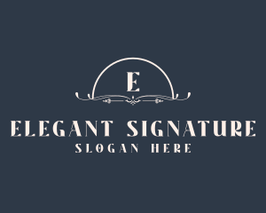 Decorative Elegant Ornament logo design