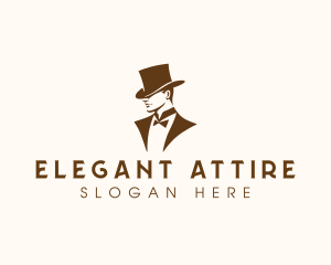 Gentleman Attire Hat logo design