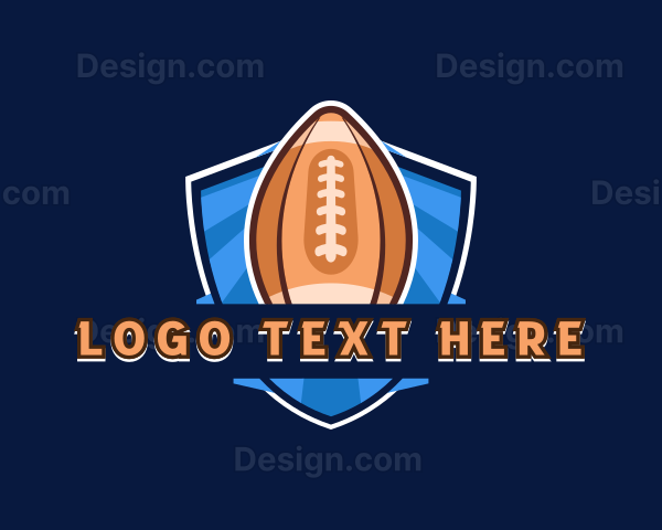 Football Athlete Varsity Logo