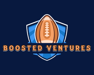 Football Athlete Varsity logo design