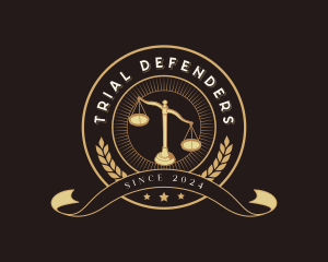 Legal Justice Scale logo design