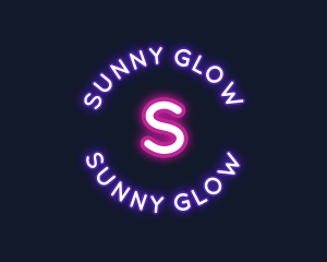  Neon Nightlife Glow logo design