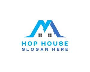 Blue Mountain House logo design