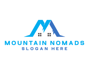 Blue Mountain House logo design