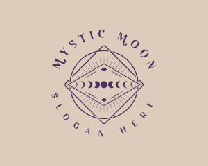 Moon Horoscope Psychic logo design