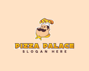 Italian Chef Pizza logo design