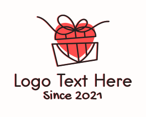Romantic - Romantic Heart Box logo design