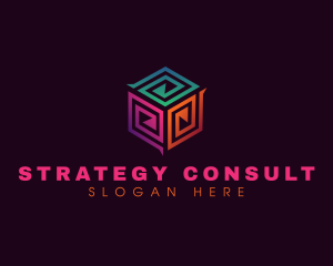 Cube Tech Consultant logo design