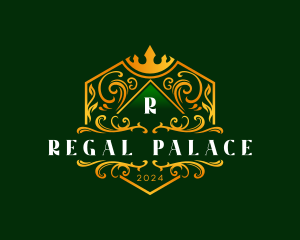 Regal Crown Shield logo design