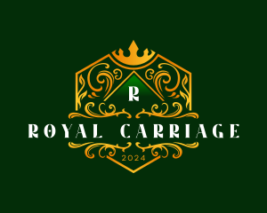 Regal Crown Shield logo design