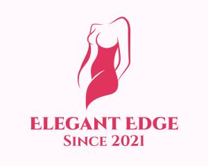 Elegant Woman Body logo design