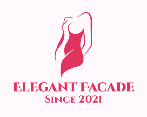 Elegant Woman Body logo design