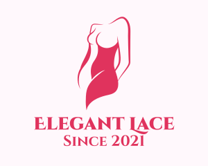 Elegant Woman Body logo design