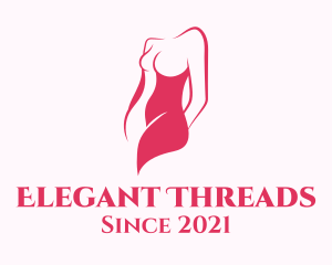 Elegant Woman Body logo design