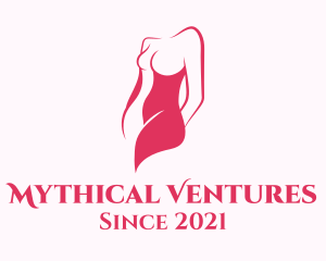 Elegant Woman Body logo design