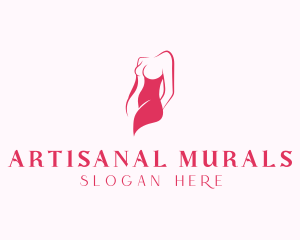 Elegant Woman Body logo design