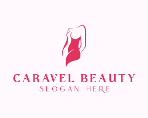 Elegant Woman Body logo design