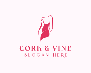 Elegant Woman Body logo design