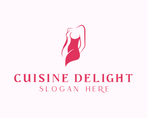 Elegant Woman Body logo design