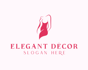 Elegant Woman Body logo design