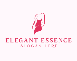 Elegant Woman Body logo design