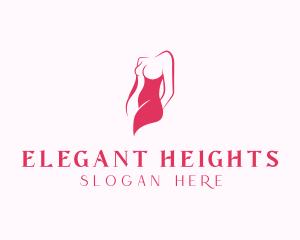 Elegant Woman Body logo design