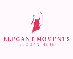 Elegant Woman Body logo design