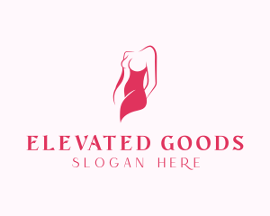 Elegant Woman Body logo design