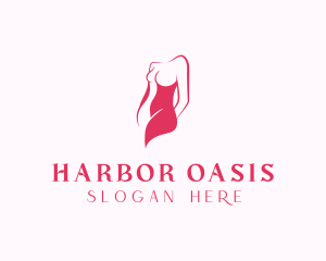 Elegant Woman Body logo design