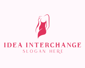 Elegant Woman Body logo design