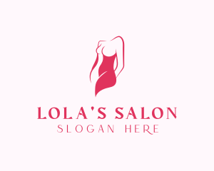 Elegant Woman Body logo design