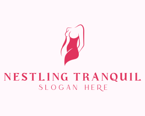 Elegant Woman Body logo design