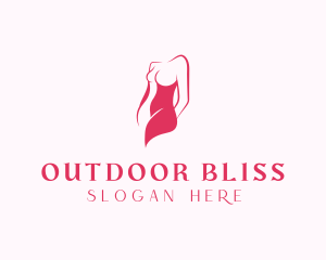 Elegant Woman Body logo design