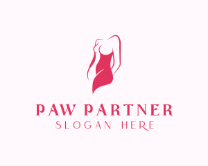 Elegant Woman Body logo design