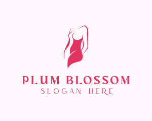 Elegant Woman Body logo design