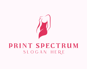 Elegant Woman Body logo design