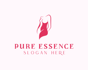 Elegant Woman Body logo design