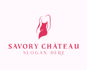 Elegant Woman Body logo design