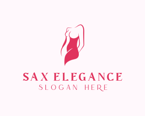 Elegant Woman Body logo design