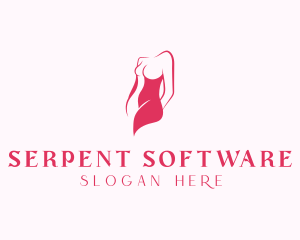 Elegant Woman Body logo design