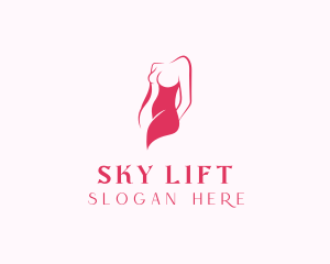 Elegant Woman Body logo design