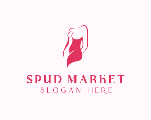 Elegant Woman Body logo design