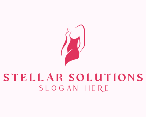 Elegant Woman Body logo design