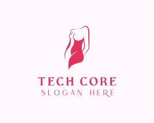 Elegant Woman Body logo design