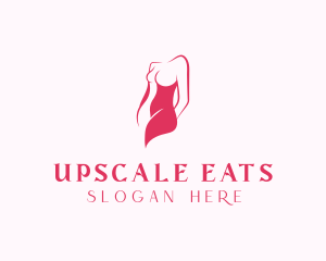 Elegant Woman Body logo design