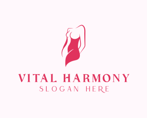 Elegant Woman Body logo design