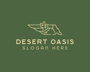 Desert Wing Sandstorm logo design