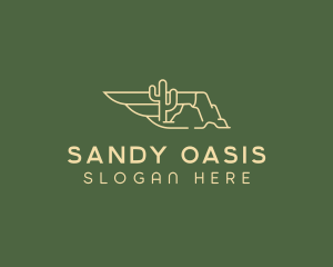 Desert Wing Sandstorm logo design