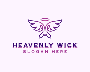 Spiritual Heavenly Wings logo design